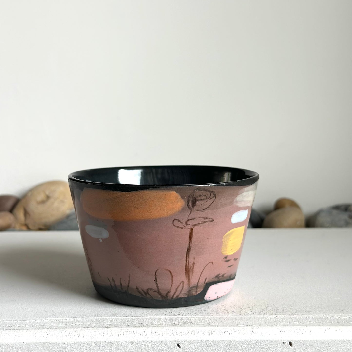 Pink Flower Cup
