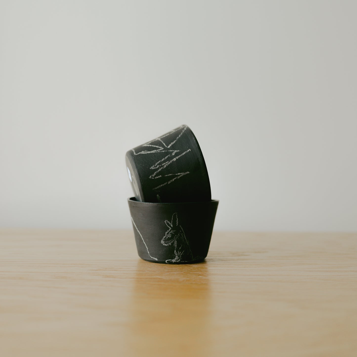 Dog Chalk Drawing Cup