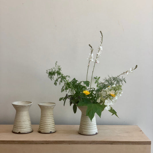 Creamy Matte Tall Vase