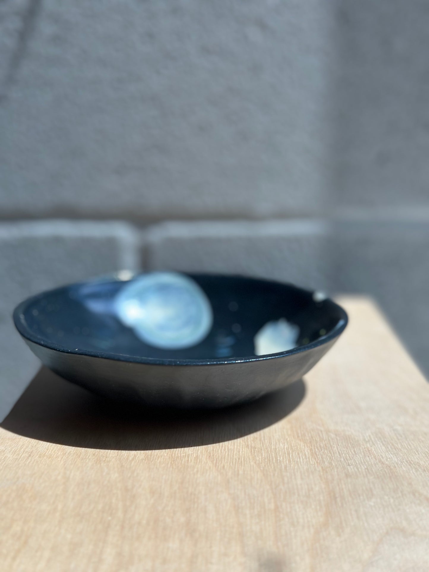 Small Shallow Bowl - Painted Design