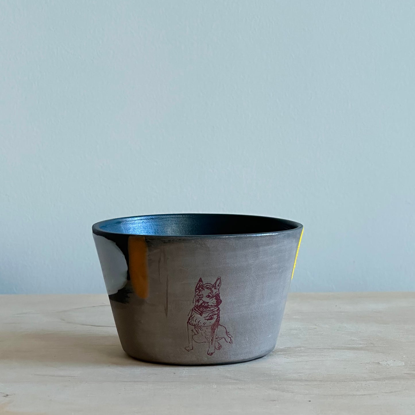 Dog Drawing Cup-Painted